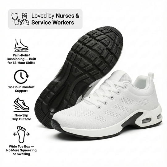 Orthora™ Pro – 12-Hour Shift Shoes for Heel & Plantar Fasciitis Relief (Unisex)