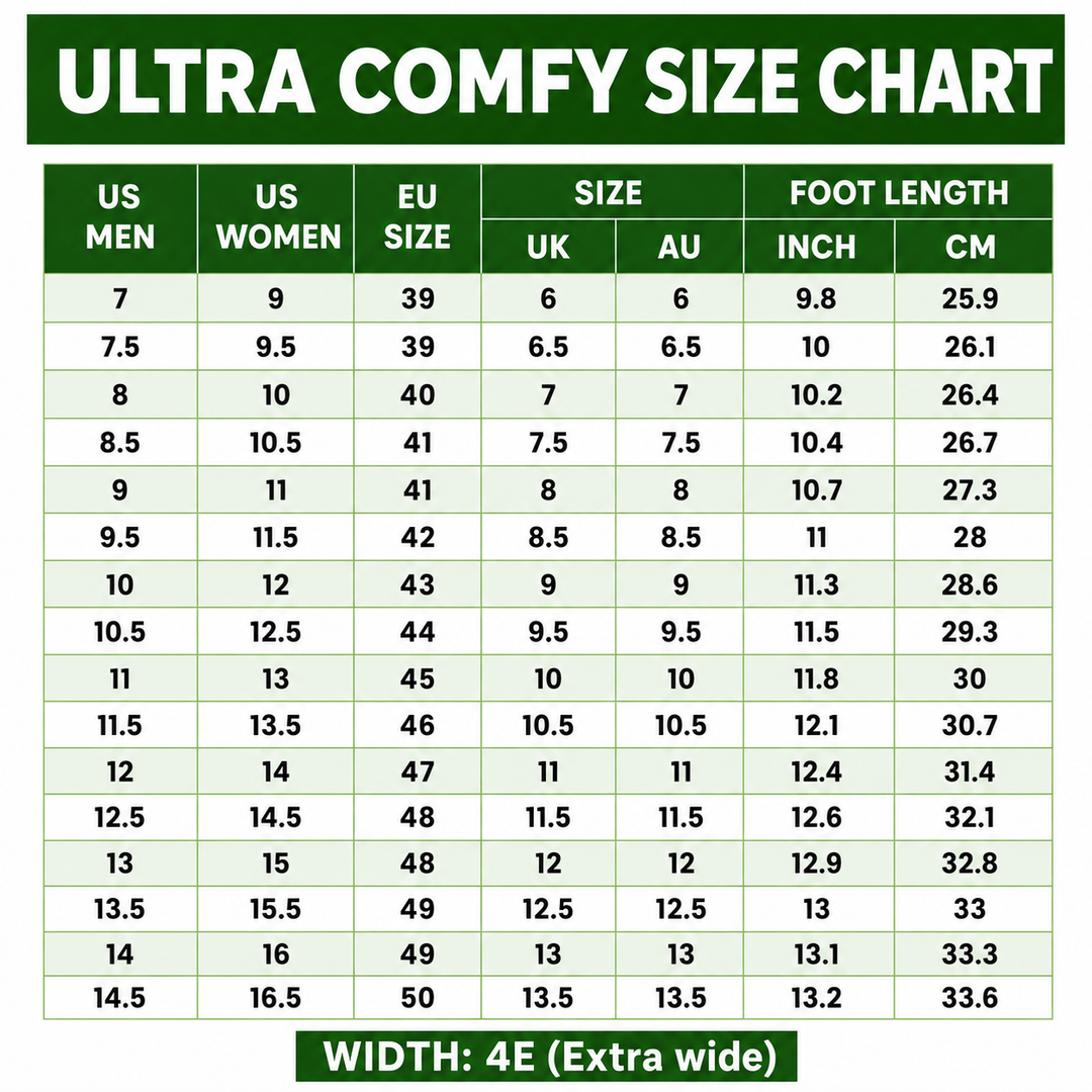 Ultra Comfy - Healthy and Supportive Unisex Walking Shoes