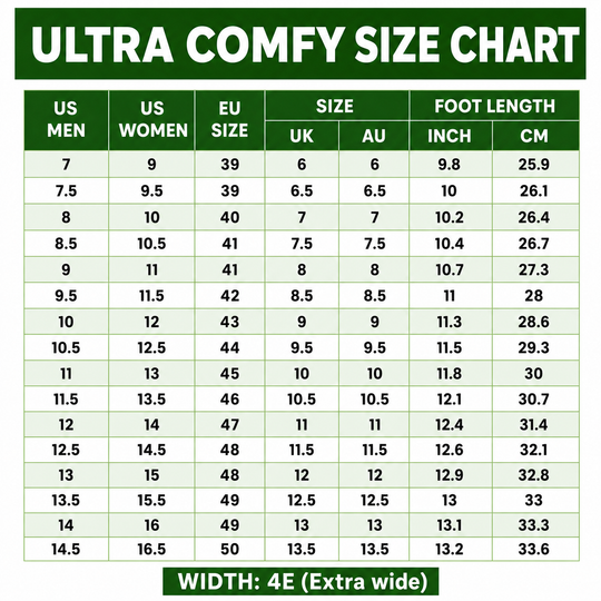 Ultra Comfy - Healthy and Supportive Unisex Walking Shoes