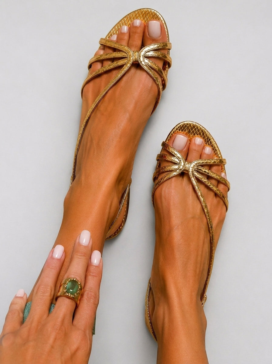 GOLDEN ORTHOPEDIC SANDALS