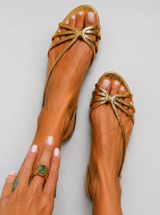 GOLDEN ORTHOPEDIC SANDALS