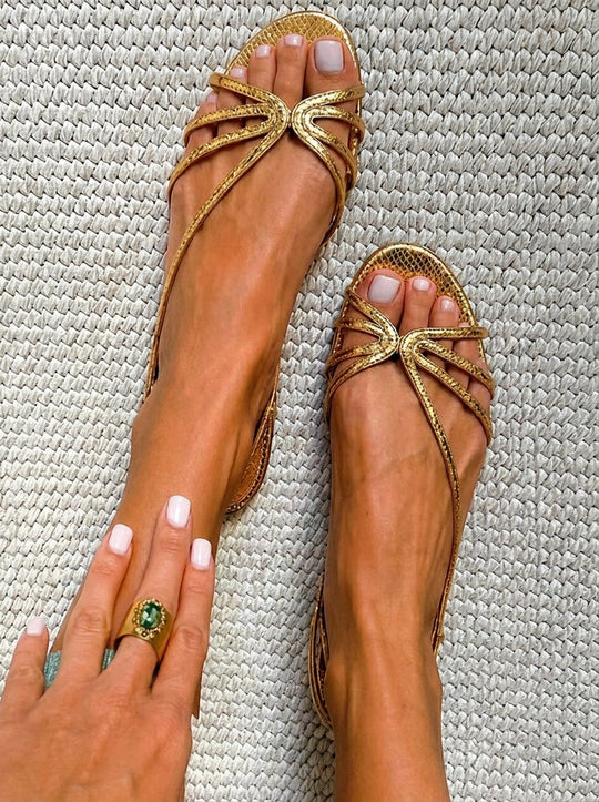 GOLDEN ORTHOPEDIC SANDALS