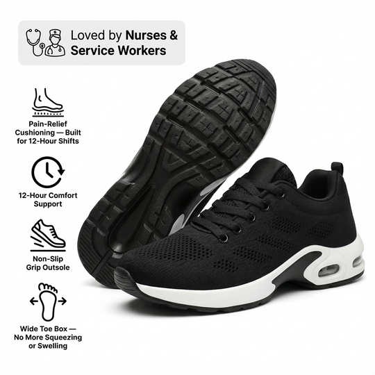 Orthora™ Pro – 12-Hour Shift Shoes for Heel & Plantar Fasciitis Relief (Unisex)