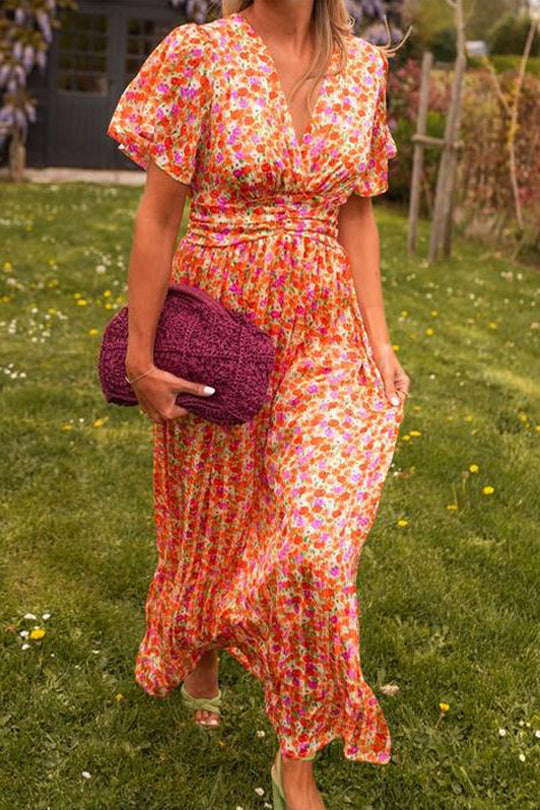 Natalie | Flattering Printed Maxi Dress