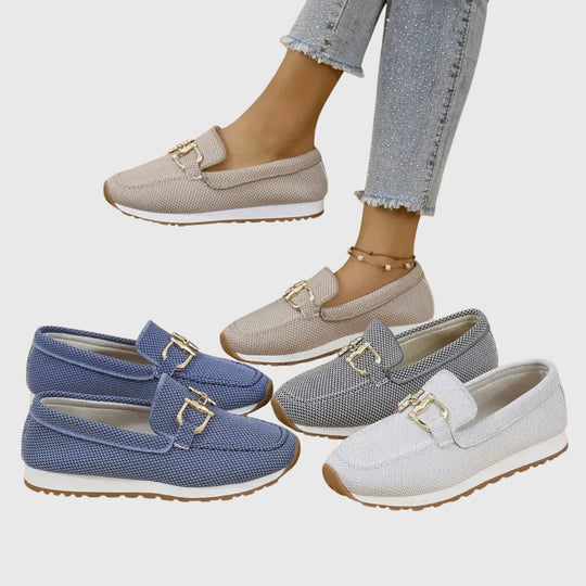 Sierra Loafers for Women | Breathable Fabric, Cushioned Support, Slip-On Design