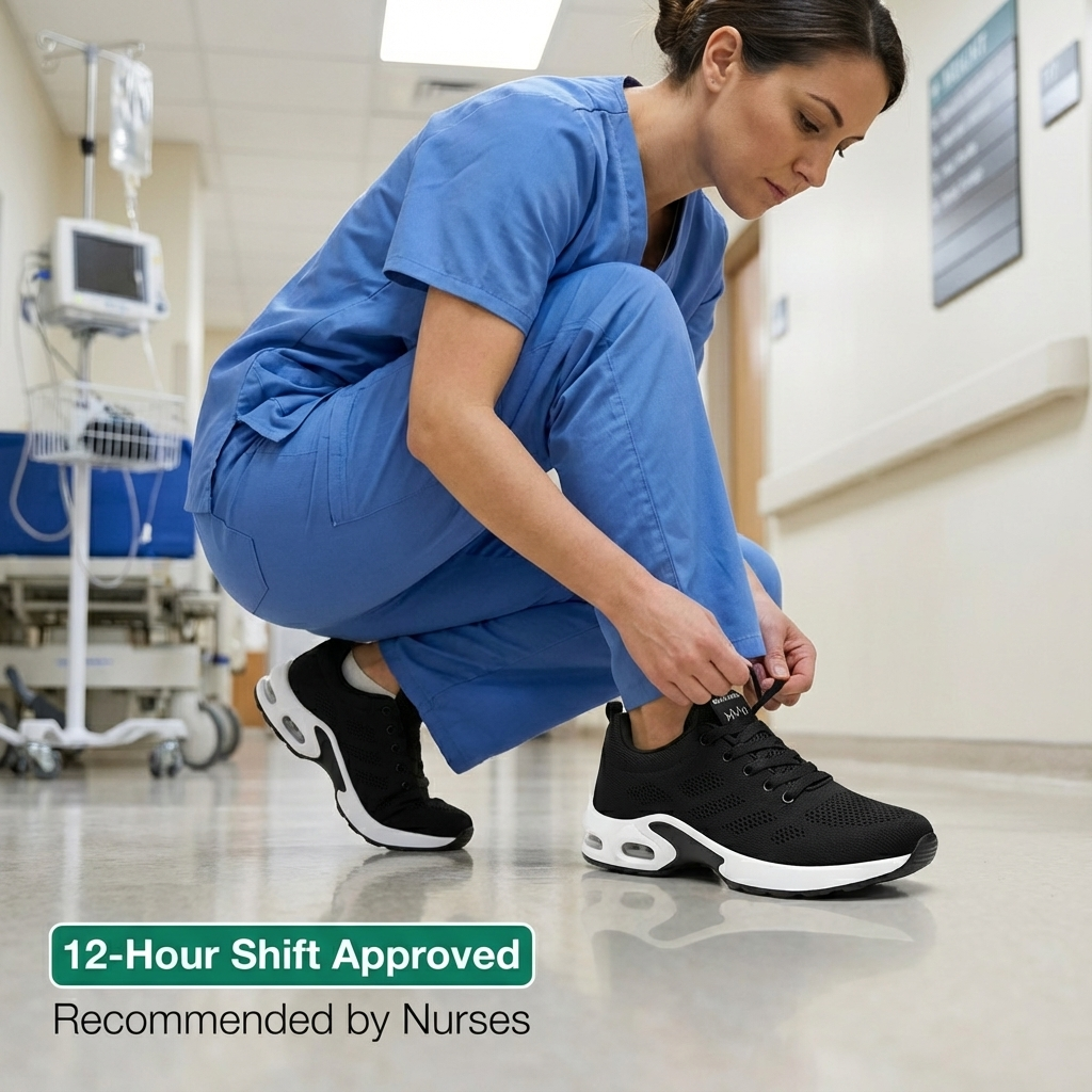Orthora™ Pro – 12-Hour Shift Shoes for Heel & Plantar Fasciitis Relief (Unisex)