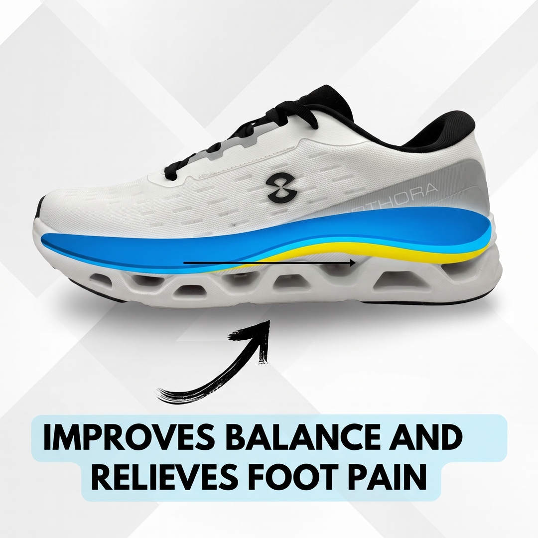 Orthora™ Fly — 12-Hour Shift Shoes for All-Day Foot, Knee & Back Pain Relief