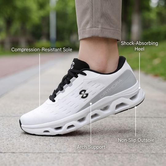 Orthora™ Fly — 12-Hour Shift Shoes for All-Day Foot, Knee & Back Pain Relief