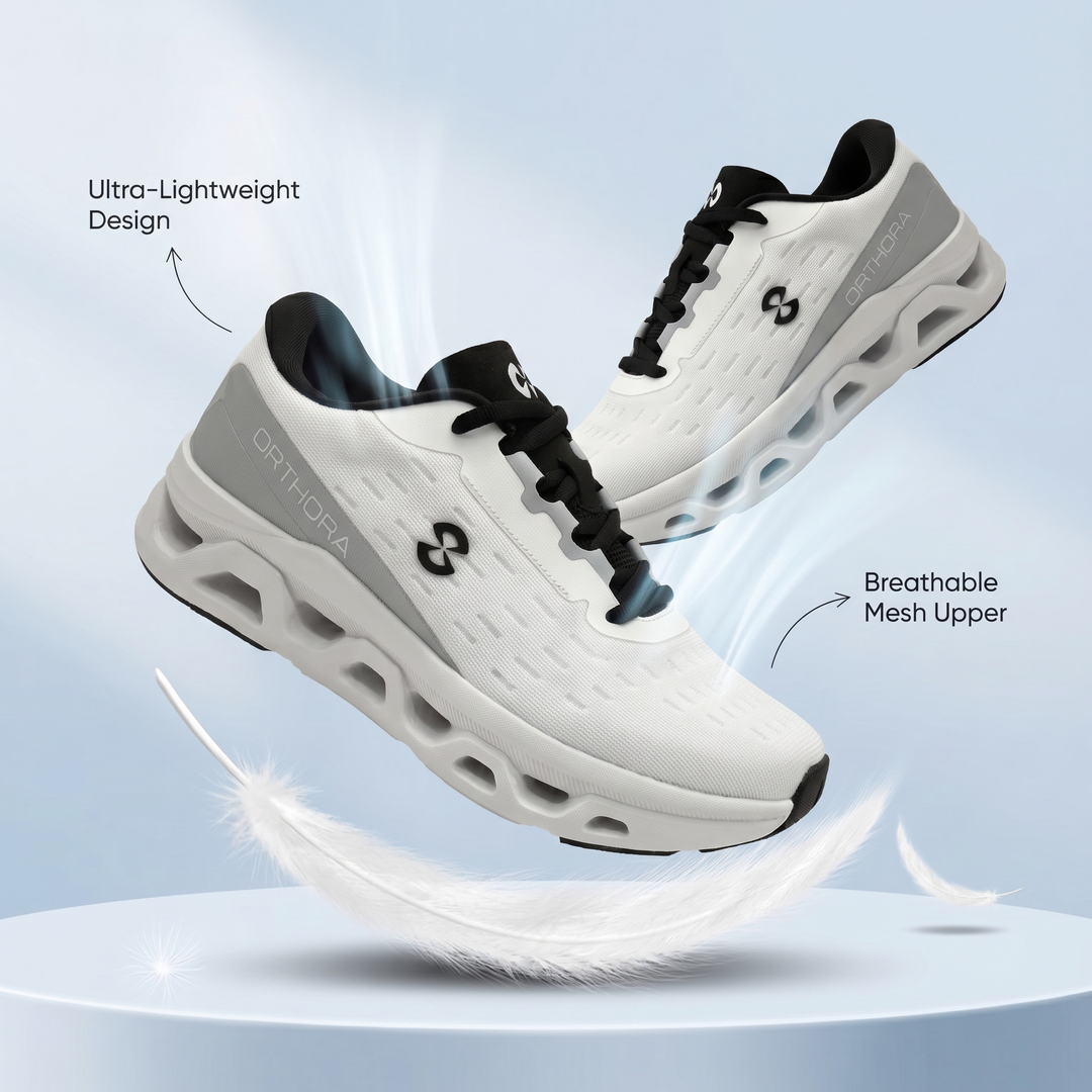 Orthora™ Fly — 12-Hour Shift Shoes for All-Day Foot, Knee & Back Pain Relief