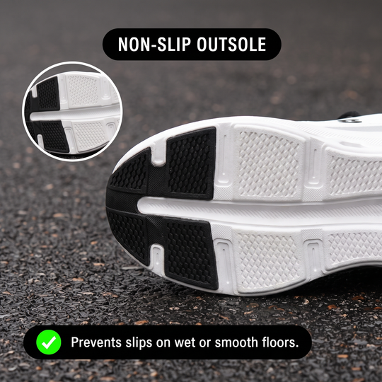 Orthora™ Fly — 12-Hour Shift Shoes for All-Day Foot, Knee & Back Pain Relief
