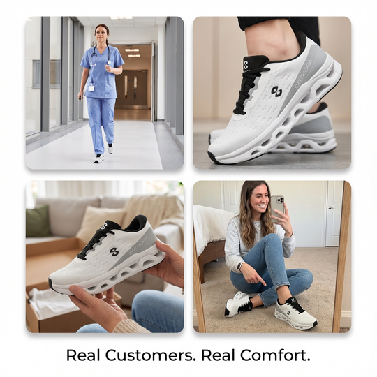 Orthora™ Fly — 12-Hour Shift Shoes for All-Day Foot, Knee & Back Pain Relief
